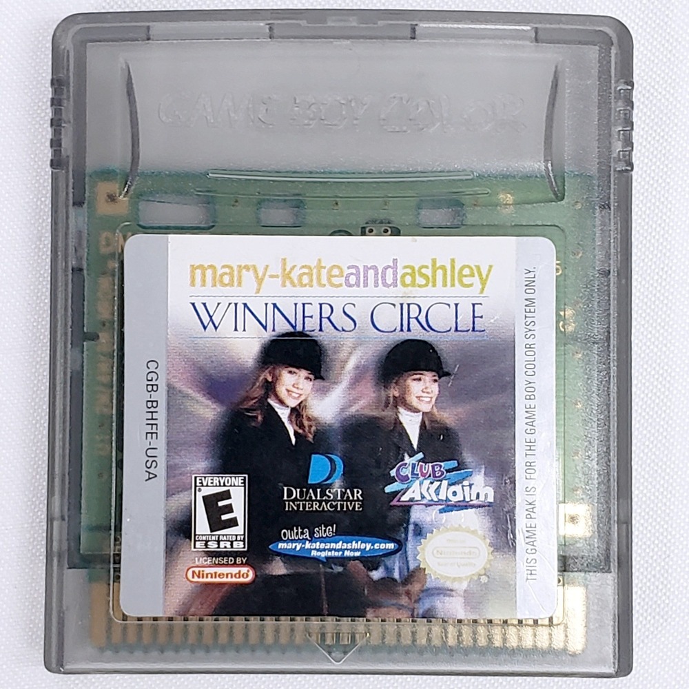 Nintendo‎ GBC Mary-Kate and Ashley Winners Circle Game Boy Color Cartridge USA
